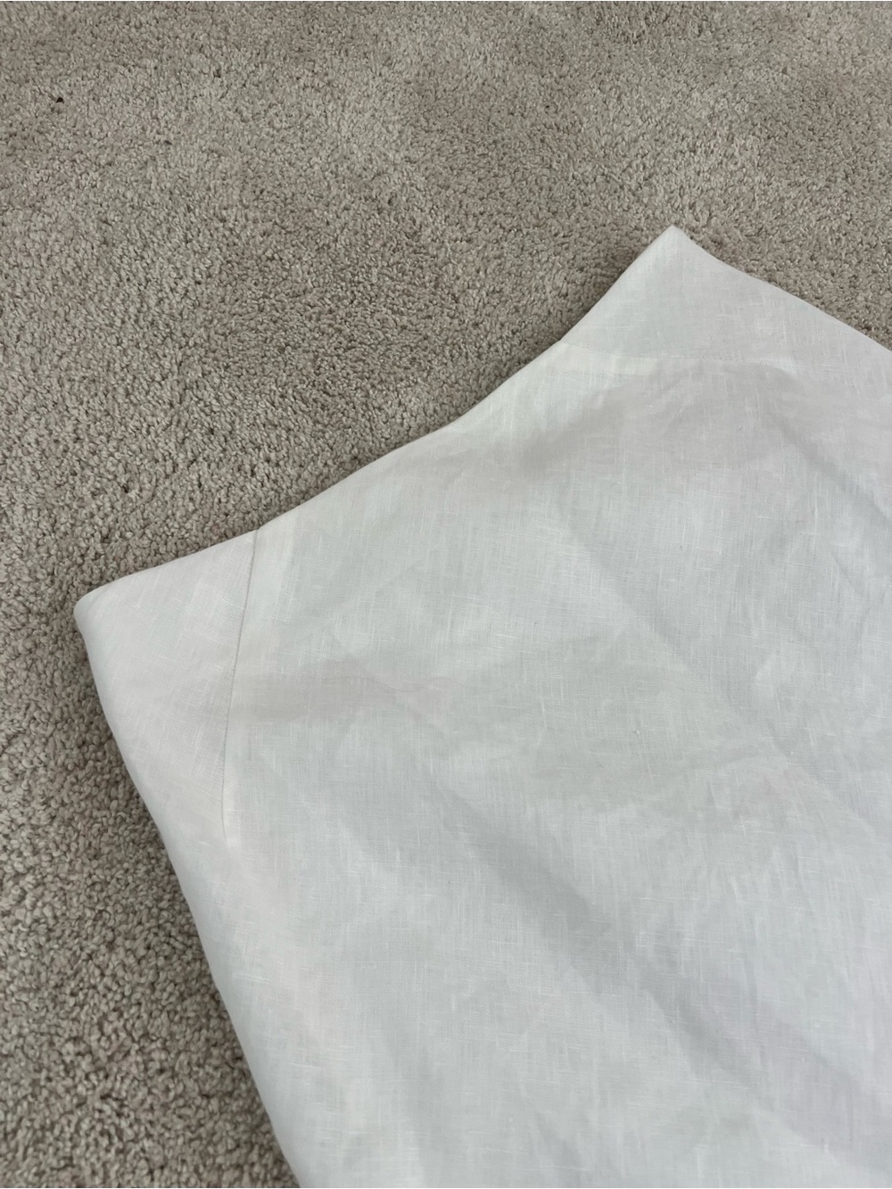 DISSH Syrah White Linen Midi Skirt - Size 6 - Picture 8 of 10